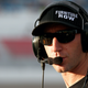 Crew chief Cole Pearn wearing the high-tech, state-of-the-art chatting device. Photo credit: Todd Warshaw/Getty Images
